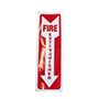 4 x 12 Inch (in) Fire Extinguisher Decal - (BL108)