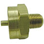 1/4 Inch (in) MPT x 1 Inch (in)-20 Female HP Brass Connection Fitting