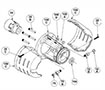 Model LGF1E, LGB1E, LGF1PE and LGB1PE, IEC Motor Adapter Pump Repair Parts and Kits