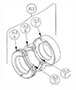 NH<sub>3</sub> Mechanical Seal or SNCN Dual Service Pump Repair Parts and Kits