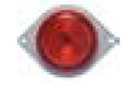 Red Gray Valox Body Light-Emitting Diode (LED) Clearance and Side Marker Lamp