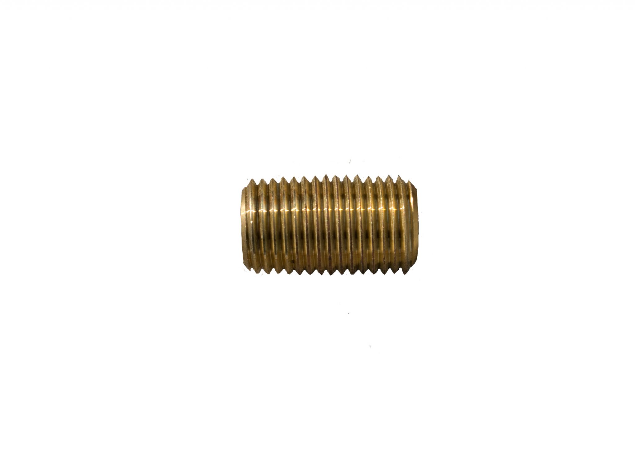 1/4" CLOSE BRASS NIPPLE