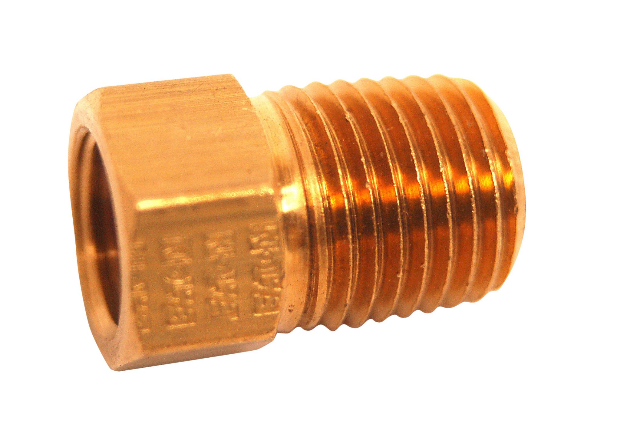 1/4" HOSE END CONVERSION 1/4" FEMALE INVERTED FLARE X 1/4" MNPT