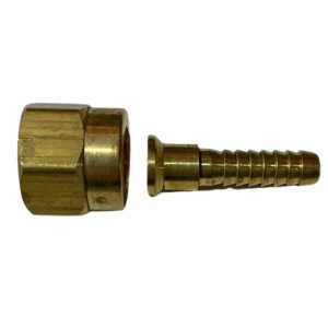 3/8" HOSE BARB X 3/8" FLARE NUT