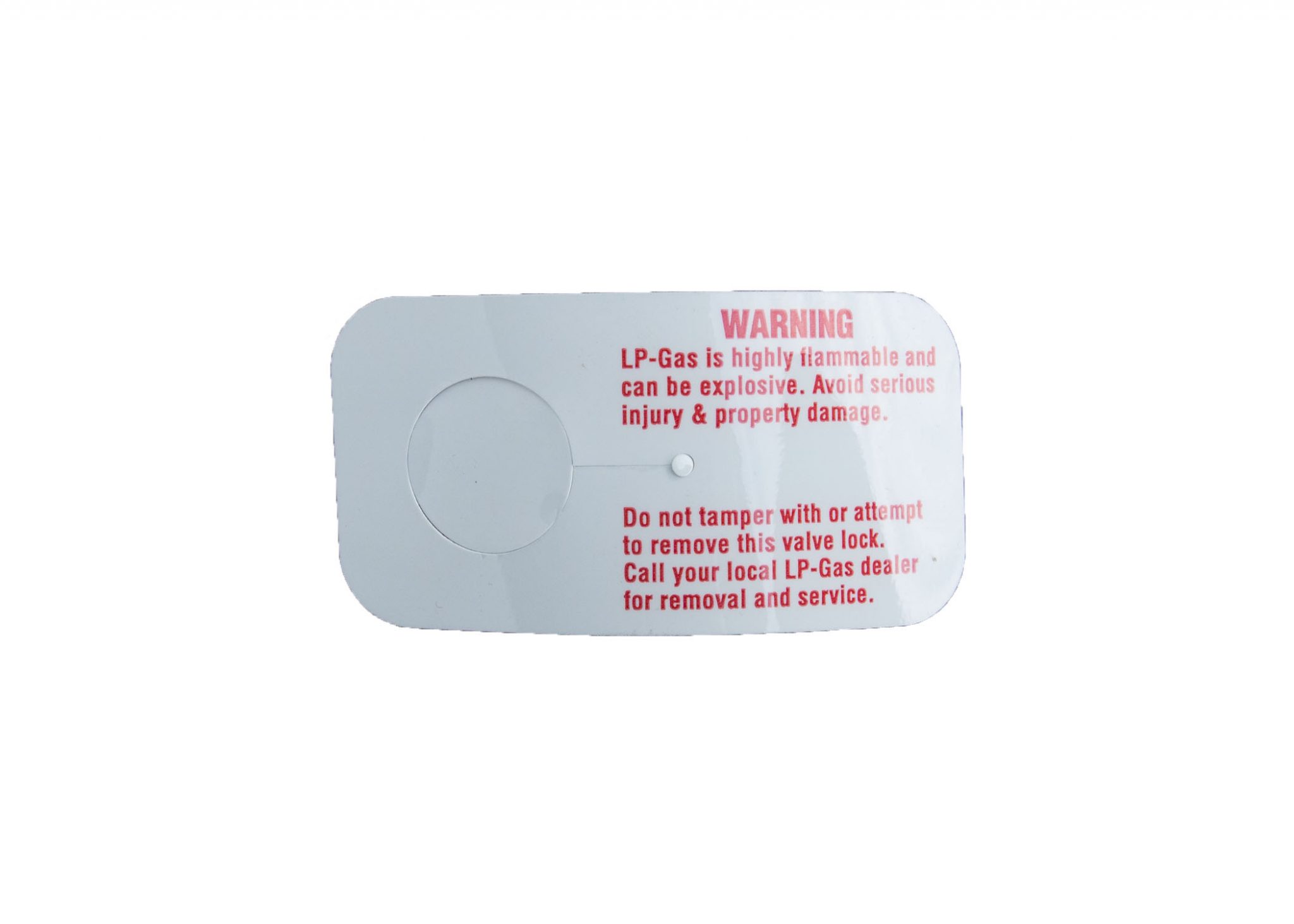 WARNING TAGS FOR POL LOCKS