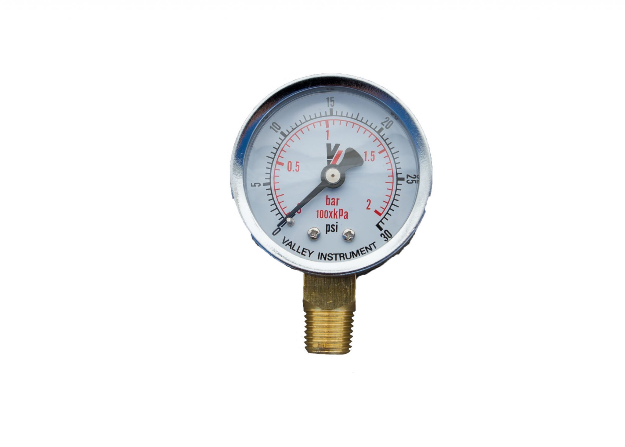 0-30# BACKMOUNT PRESSURE GAUGE