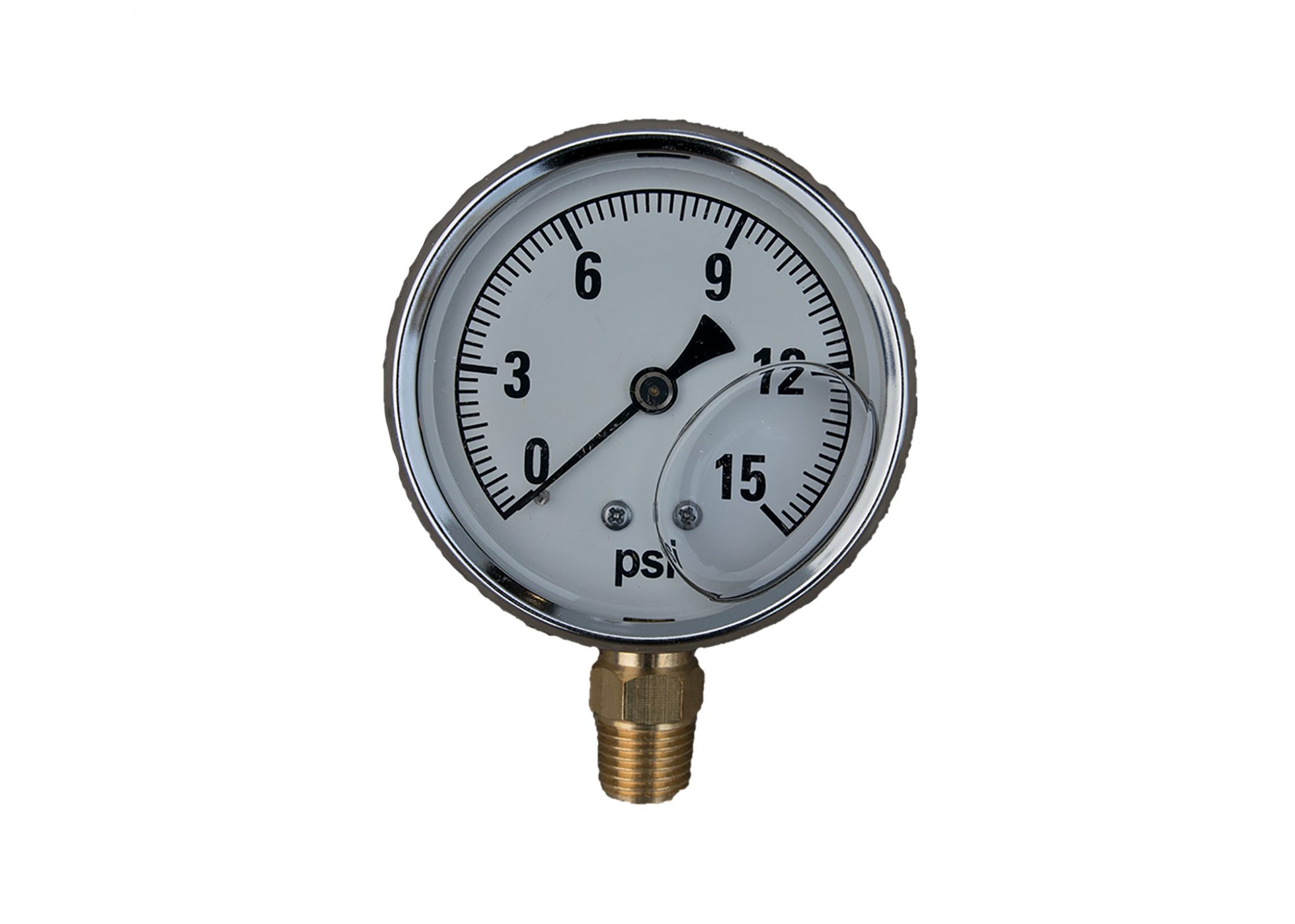 0-15# LIQUID FILLED PRESSURE GAUGE